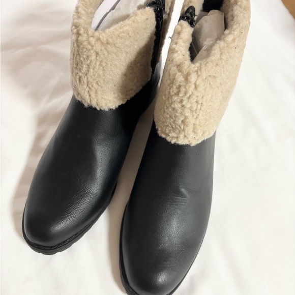 Style & Co. Black and Cream Winter Boots - Picture 3 of 6
